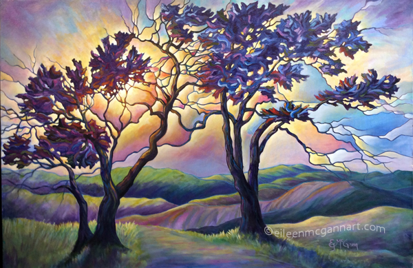 Black Oaks painting